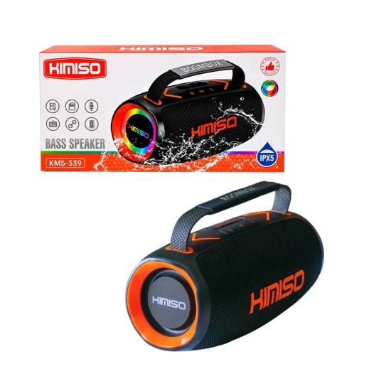 Coluna Sem Fio Portátil Kimiso KMS-339 Preto
